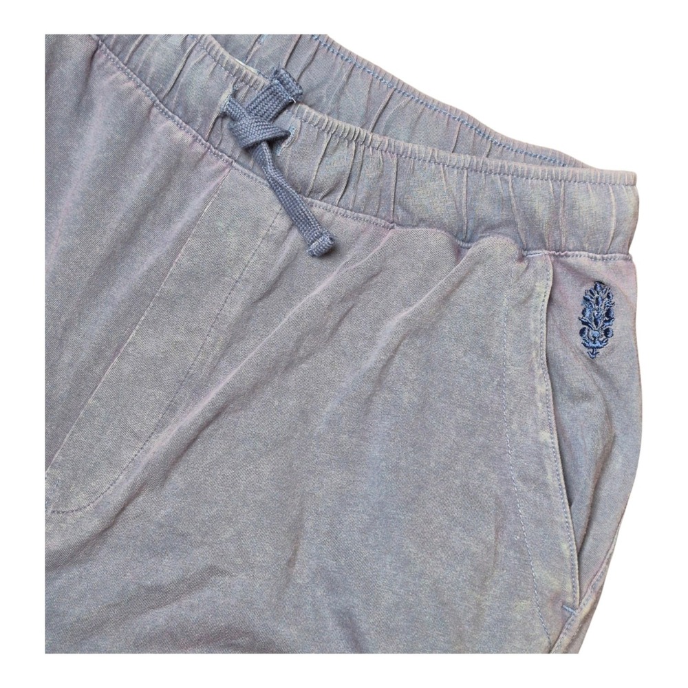 Free People Movement Women's M Rematch Joggers Blue Ruched Harem Yoga Pants